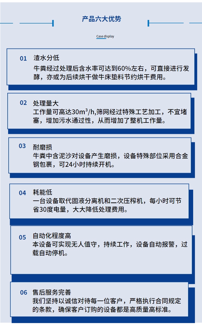 牛糞脫水處理機(jī)器